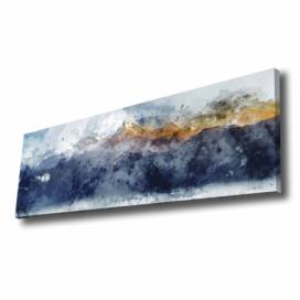 Wallity Obraz LUANA 30x 90 cm tmavě modrý