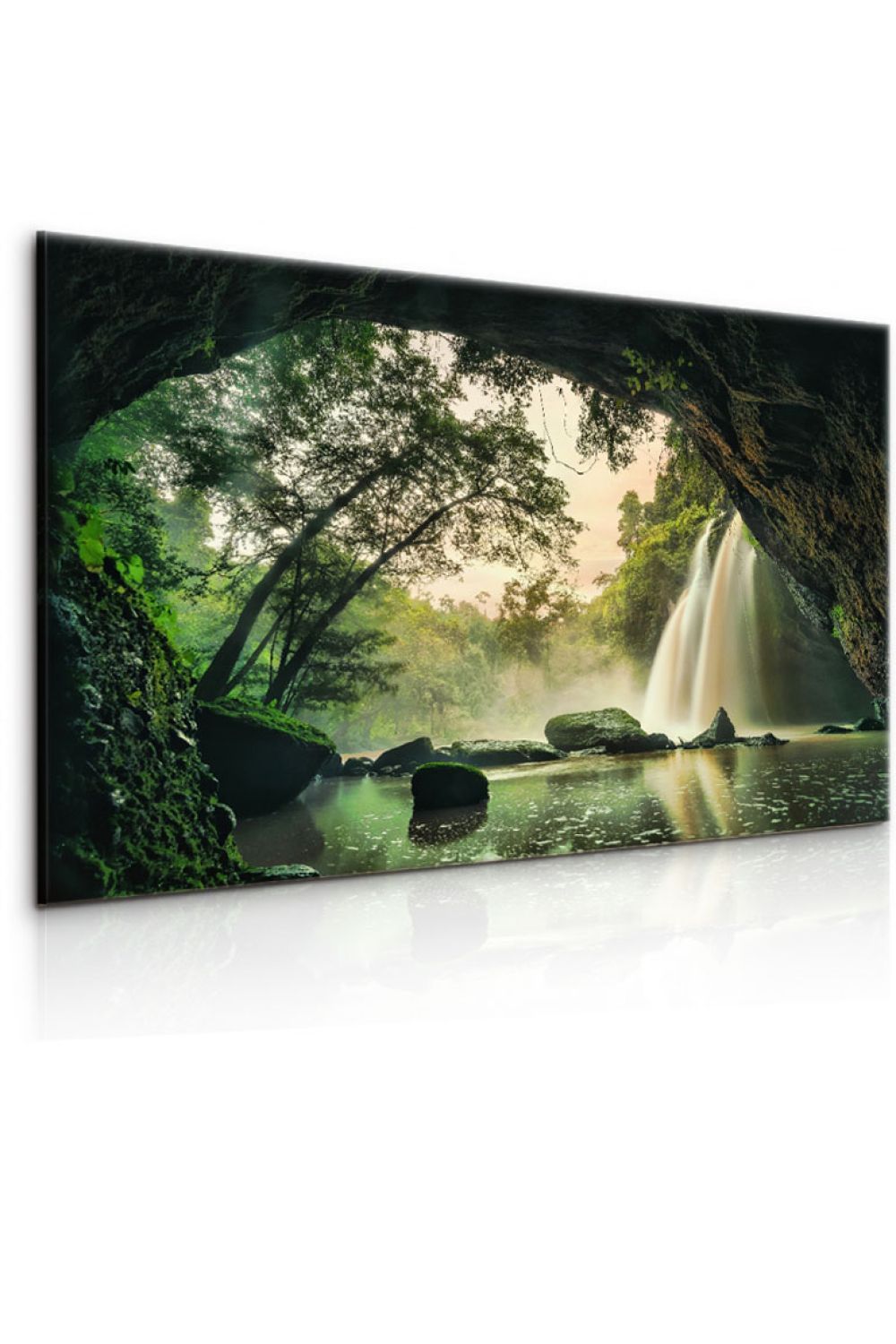 Obraz pohled na vodopády Velikost (šířka x výška): 150x100 cm - S-obrazy.cz