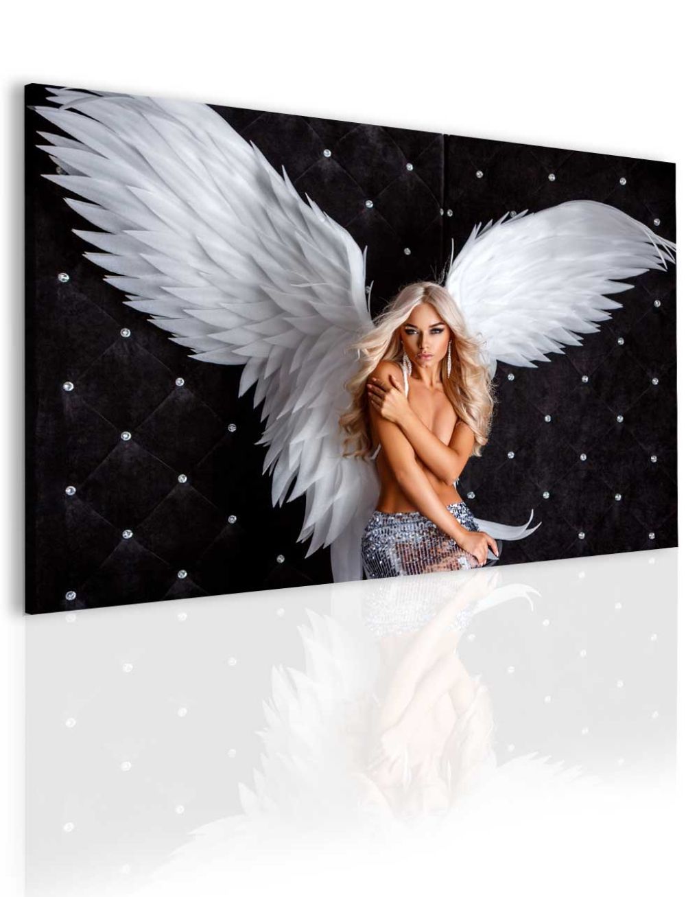 Obraz glamour anděl Velikost (šířka x výška): 30x20 cm - S-obrazy.cz
