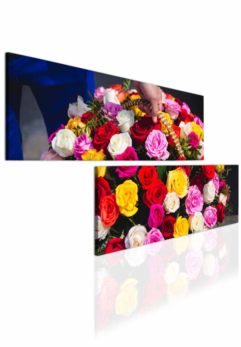 Obraz kytice růží Velikost (šířka x výška): 160x80 cm - S-obrazy.cz