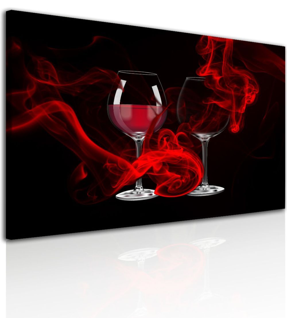 Obraz červené víno Velikost (šířka x výška): 120x80 cm - S-obrazy.cz