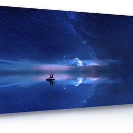 Obraz noční plavba Velikost (šířka x výška): 150x100 cm S-obrazy.cz