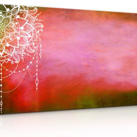 Obraz mandala snů Red Velikost (šířka x výška): 150x100 cm