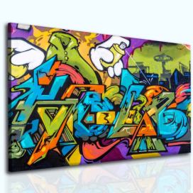 Obraz na plátně graffiti Velikost (šířka x výška): 90x60 cm