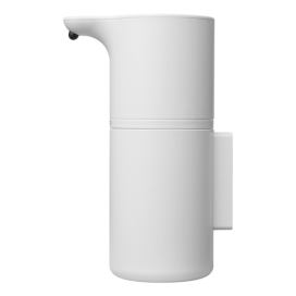 Bílý samodržící automatický plastový dávkovač mýdla 260 ml Fineo - Blomus