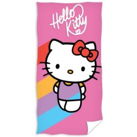 Carbotex osuška Hello Kitty Rainbow 70x140 cm 