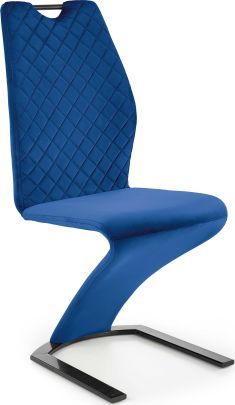 Jídelní židle K442 tmavě modrá látka - FORLIVING