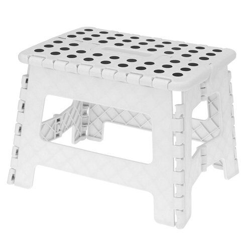 Skládací stolička bílá, 29 x 22 cm   - 4home.cz