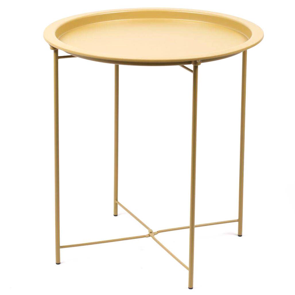 Today Malý odkládací stolek, žlutá barva, Ø 47 cm - EMAKO.CZ s.r.o.