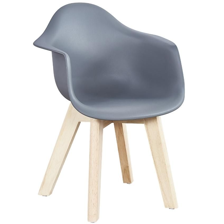 Set dvou modrých plastových dětských židliček Quax Walsh - Designovynabytek.cz