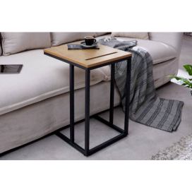 LuxD Designový odkládací stolek Sweden 43 cm dub