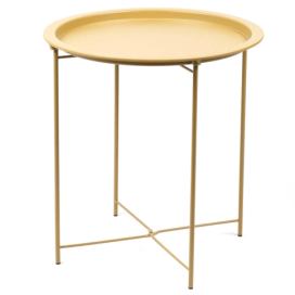 Today Malý odkládací stolek, žlutá barva, Ø 47 cm