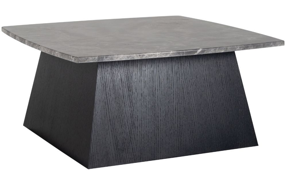 Černý mramorový konferenční stolek Richmond Geisha 90 x 90 cm - Designovynabytek.cz