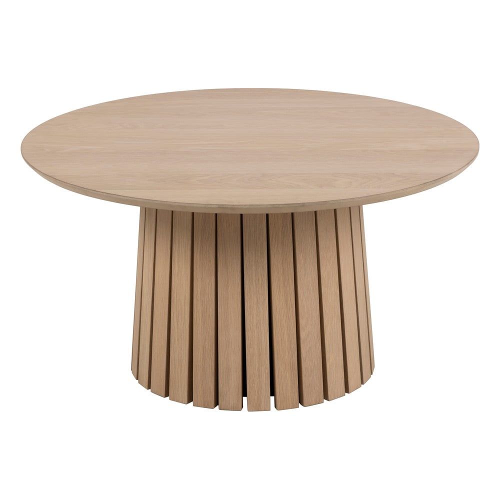 Kulatý konferenční stolek v dekoru dubu ø 80 cm Christo - Actona - Bonami.cz