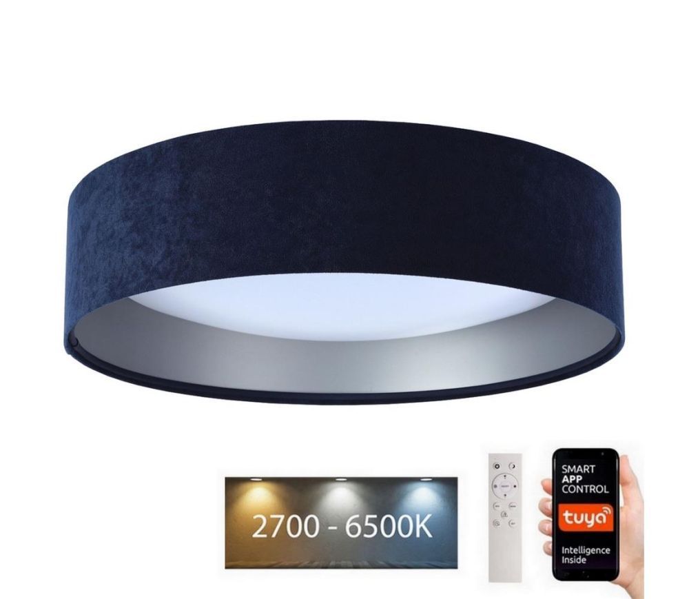  LED Stropní svítidlo SMART GALAXY LED/36W/230V Wi-Fi Tuya modrá/stříbrná + DO  -  Svět-svítidel.cz
