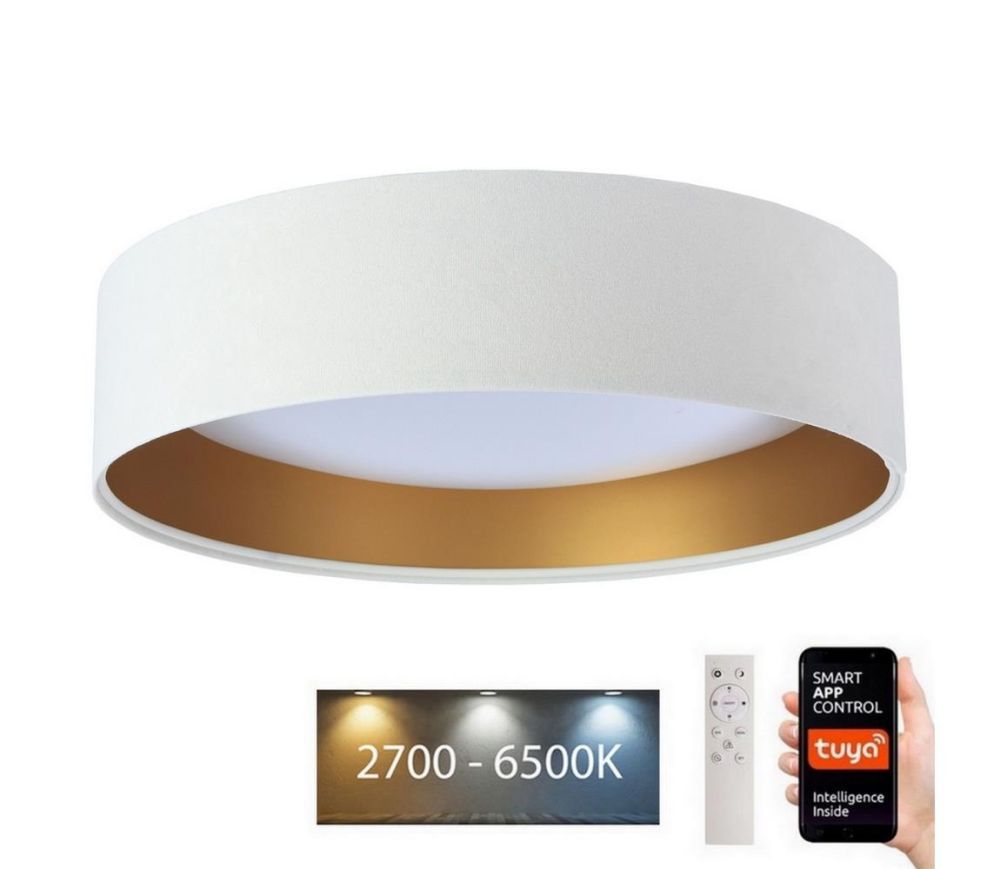  LED Stropní svítidlo SMART GALAXY LED/36W/230V Wi-Fi Tuya bílá/zlatá + DO  -  Svět-svítidel.cz