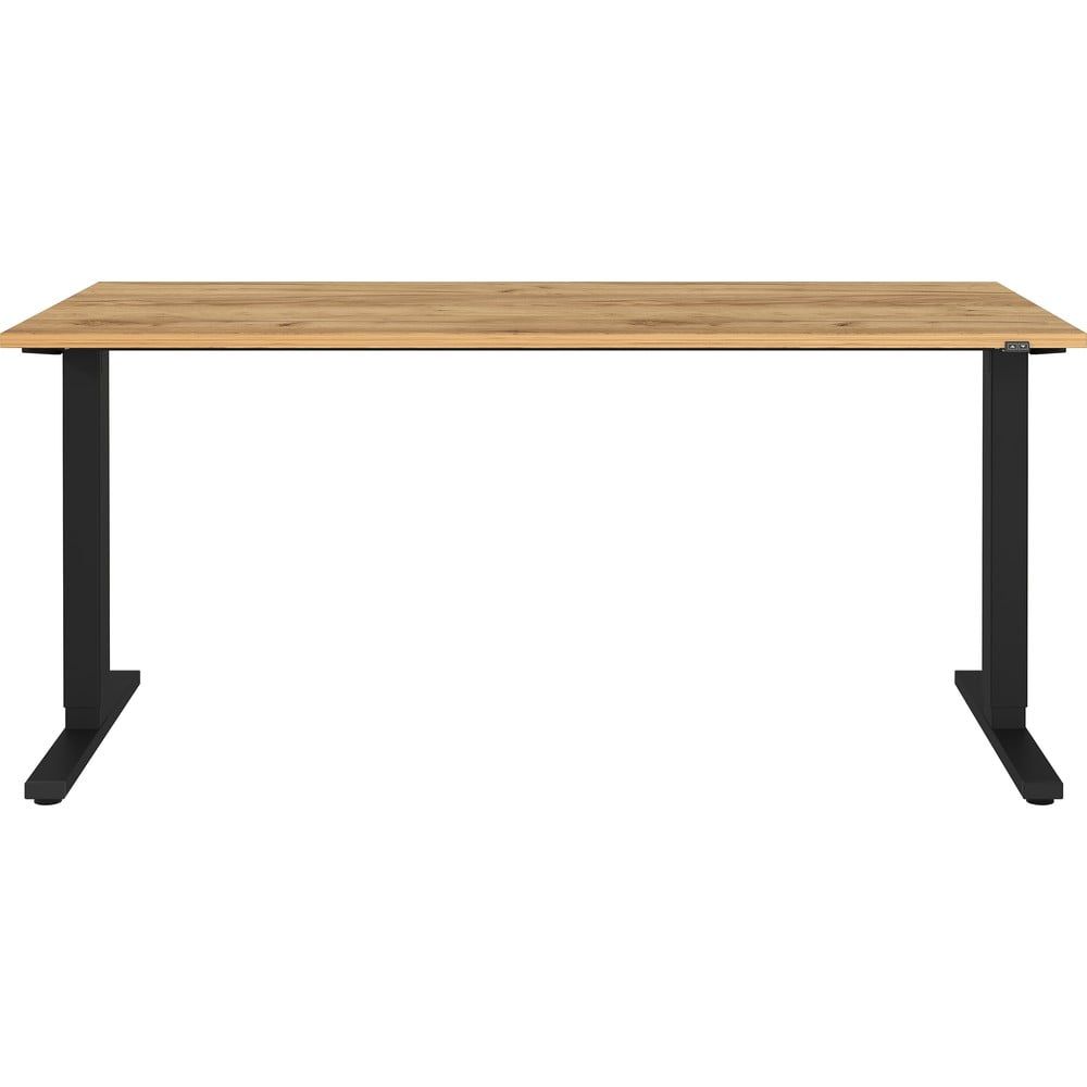 Pracovní stůl s elektricky nastavitelnou výškou s deskou v dubovém dekoru 80x160 cm Lissabon – Germania - Bonami.cz