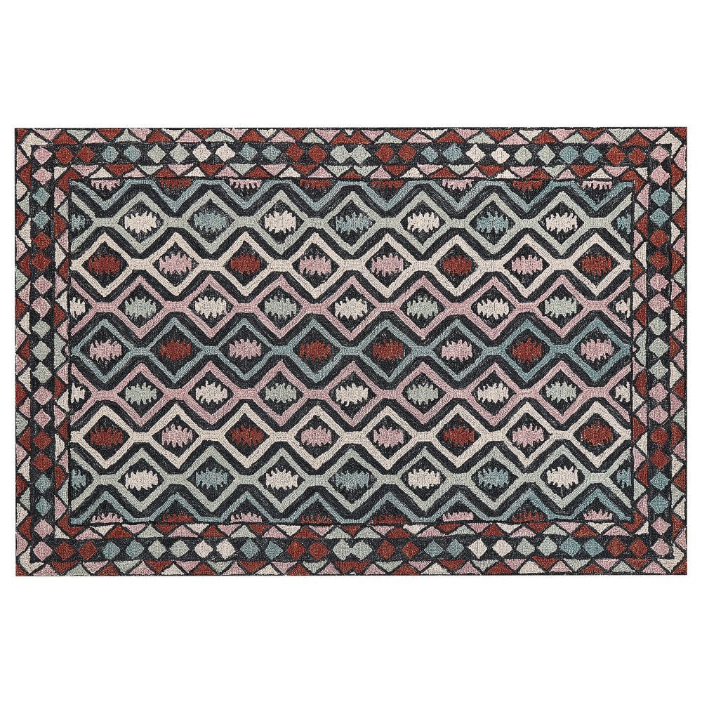 Vlněný koberec 160 x 230 cm vícebarevný HAYMANA - Beliani.cz