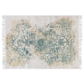 Vintage koberec 140 x 200 cm béžový/ zelený BOYALI