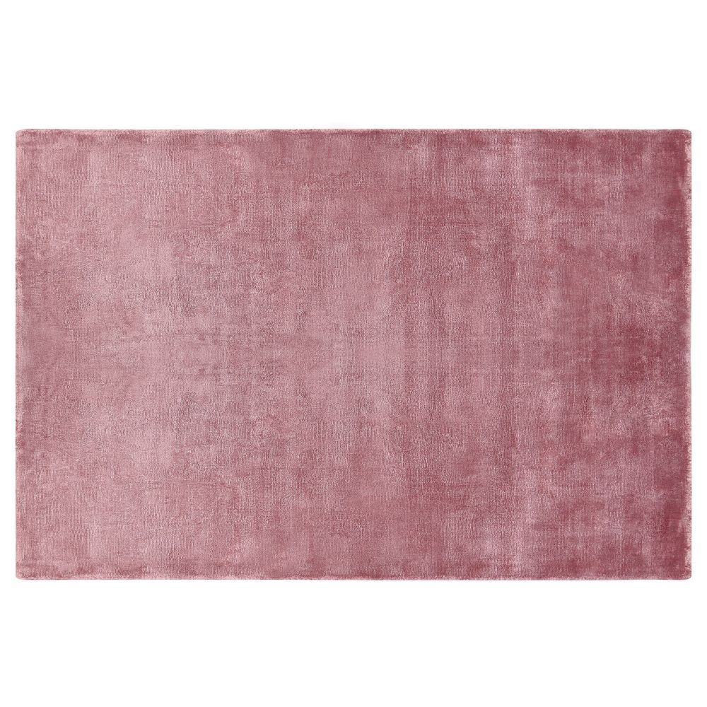 Viskózový koberec 160 x 230 cm růžový GESI II - Beliani.cz