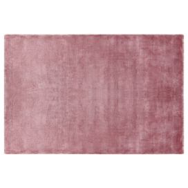 Viskózový koberec 160 x 230 cm růžový GESI II