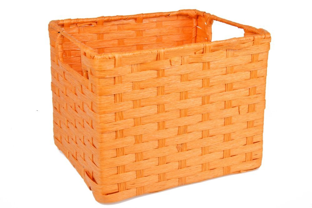 Vingo Úložný box oranžový Rozměry (cm): 19x20, v. 17 - Vingo