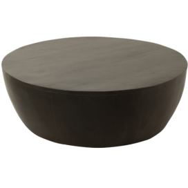 Černý dřevěný konferenční stolek J-line Razat 88,5 cm
