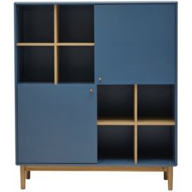 Tmavě modrá knihovna 118x138 cm Color Living – Tom Tailor