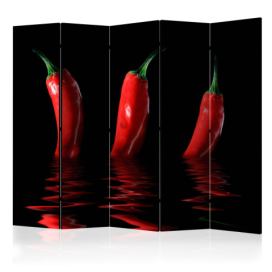 Artgeist Paraván - Chili pepper II [Room Dividers] Velikosti (šířkaxvýška): 225x172