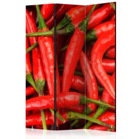 Artgeist Paraván - chili pepper - background [Room Dividers] Velikosti (šířkaxvýška): 135x172