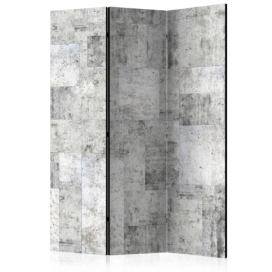Artgeist Paraván - Concrete: Grey City [Room Dividers] Velikosti (šířkaxvýška): 135x172