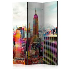 Artgeist Paraván - Colors of New York City [Room Dividers] Velikosti (šířkaxvýška): 135x172
