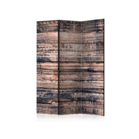 Artgeist Paraván - Burnt Boards [Room Dividers] Velikosti (šířkaxvýška): 135x172