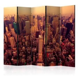 Artgeist Paraván - Bird Eye View Of Manhattan, New York II [Room Dividers] Velikosti (šířkaxvýška): 225x172