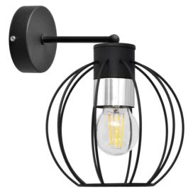  Nástěnná lampa STARLIGHT 1xE27/60W/230V černá/stříbrná 