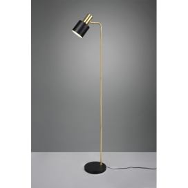 TRIO Reality R41041080 ADAM stojací lampa V1530mm 1xE27 zlatá, černá