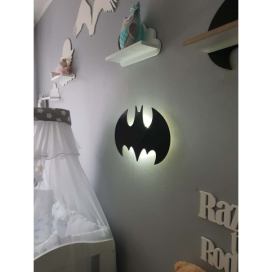 Vingo Noční lampička batman - černý, 31 cm