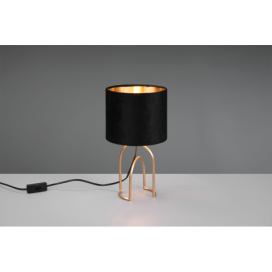 TRIO Reality R51131002 GRACE stolní lampička V330mm 1xE14 černá, zlatá