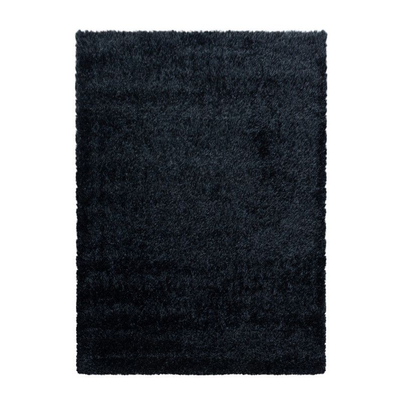 Ayyildiz koberce Kusový koberec Brilliant Shaggy 4200 Black - 80x150 cm - Mujkoberec.cz