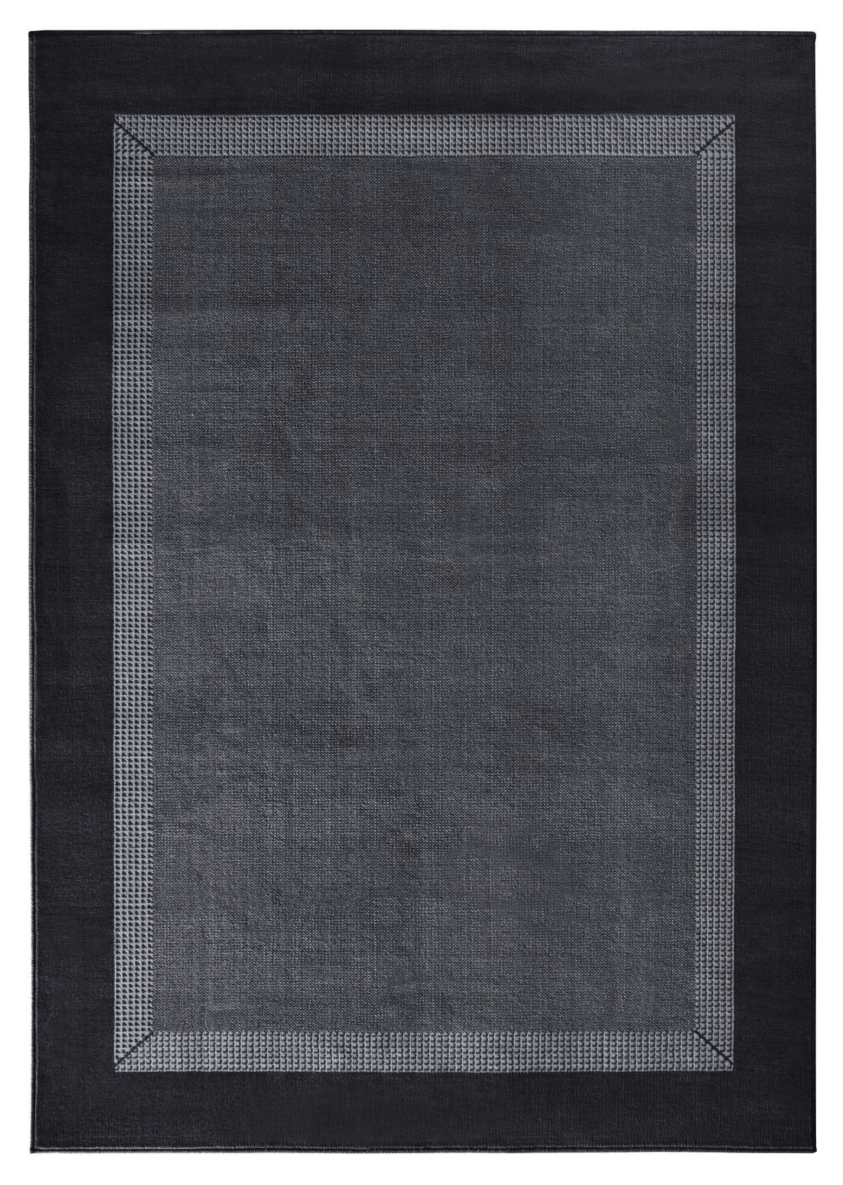 Hanse Home Collection koberce Kusový koberec Basic 105486 Black - 120x170 cm - Mujkoberec.cz