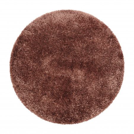 Ayyildiz koberce Kusový koberec Brilliant Shaggy 4200 Copper kruh - 80x80 (průměr) kruh cm - Mujkoberec.cz