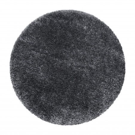 Ayyildiz koberce Kusový koberec Brilliant Shaggy 4200 Grey kruh - 80x80 (průměr) kruh cm - Mujkoberec.cz