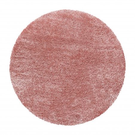 Ayyildiz koberce Kusový koberec Brilliant Shaggy 4200 Rose kruh - 80x80 (průměr) kruh cm - Mujkoberec.cz