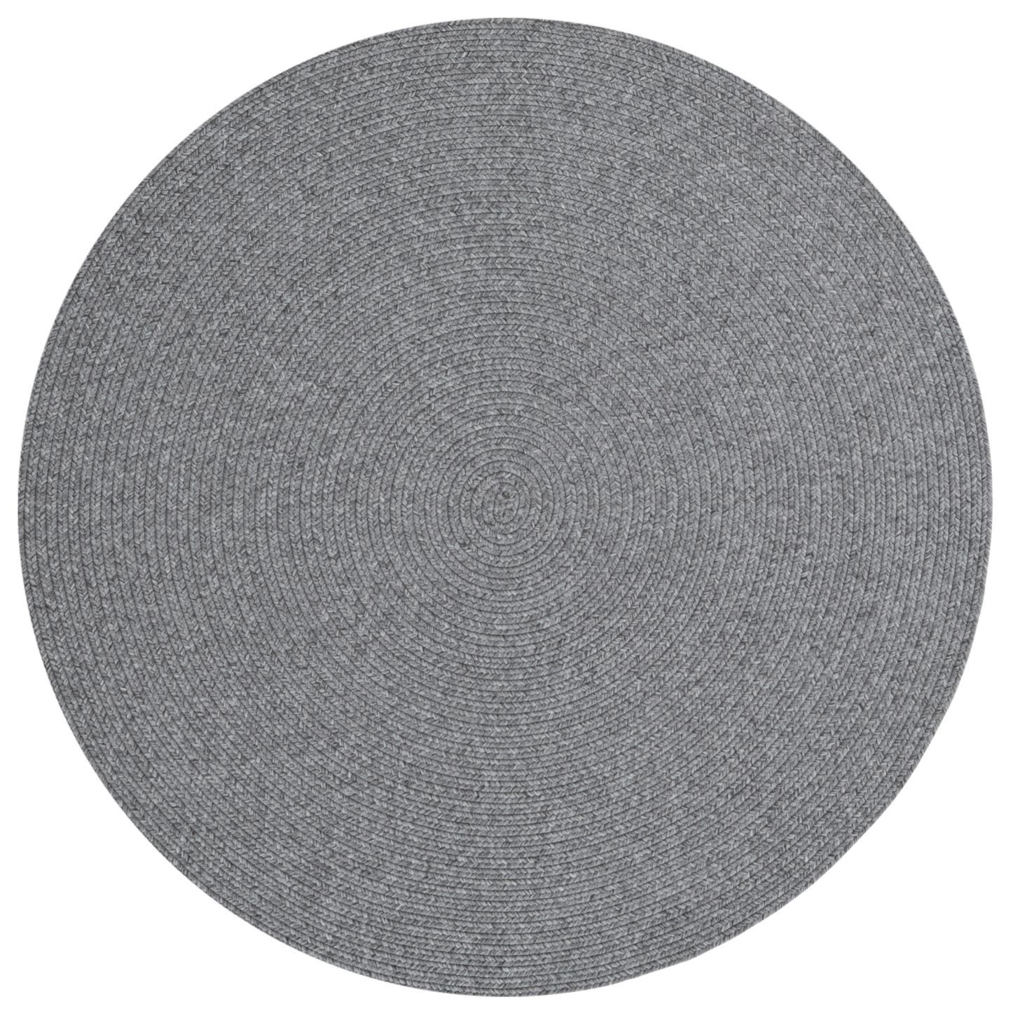 NORTHRUGS - Hanse Home koberce Kusový koberec Braided 105551 Light Grey kruh – na ven i na doma - 150x150 (průměr) kruh cm - Mujkoberec.cz