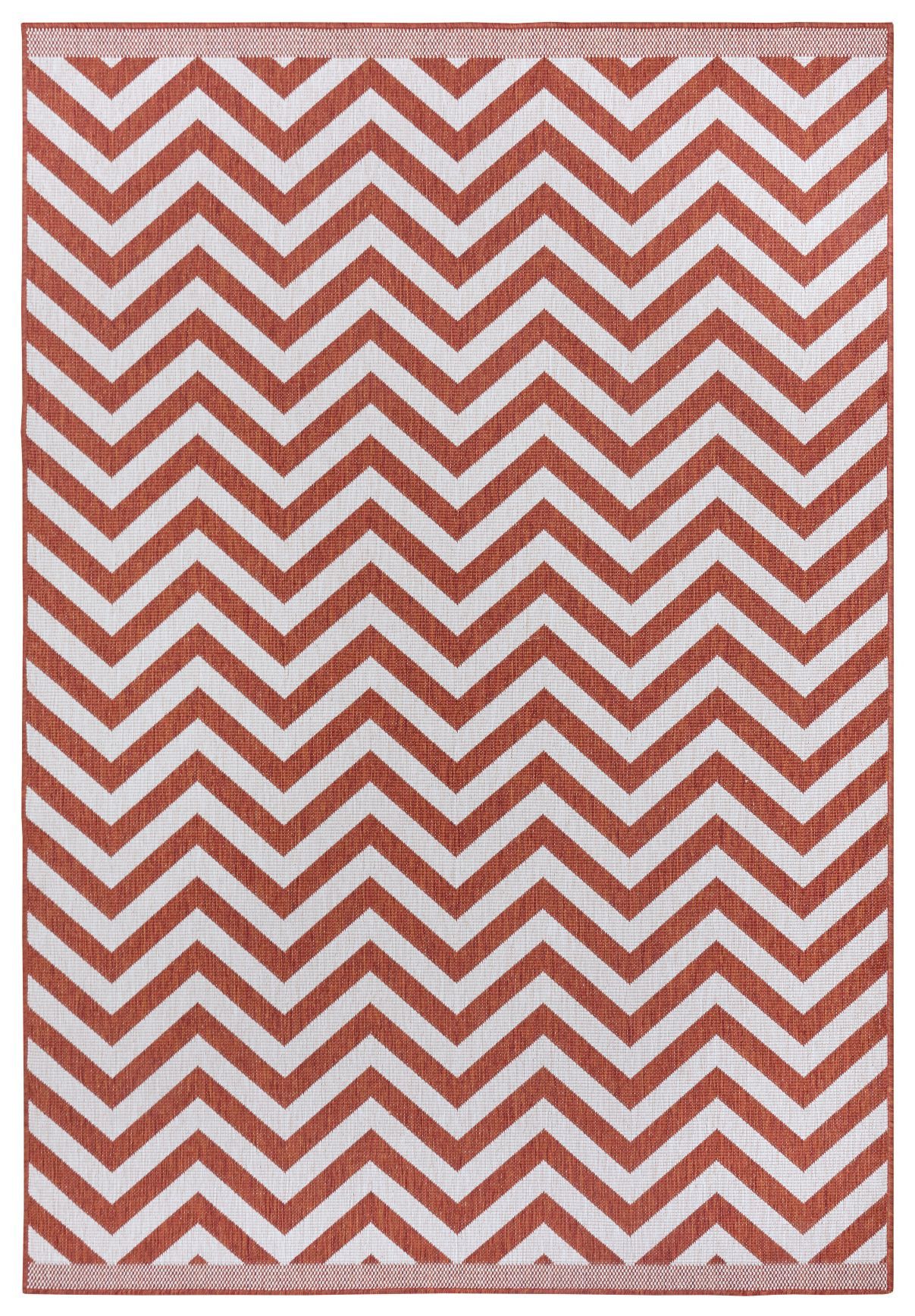 NORTHRUGS - Hanse Home koberce Kusový koberec Twin Supreme 105470 Palma Cayenne – na ven i na doma - 80x250 cm - Mujkoberec.cz