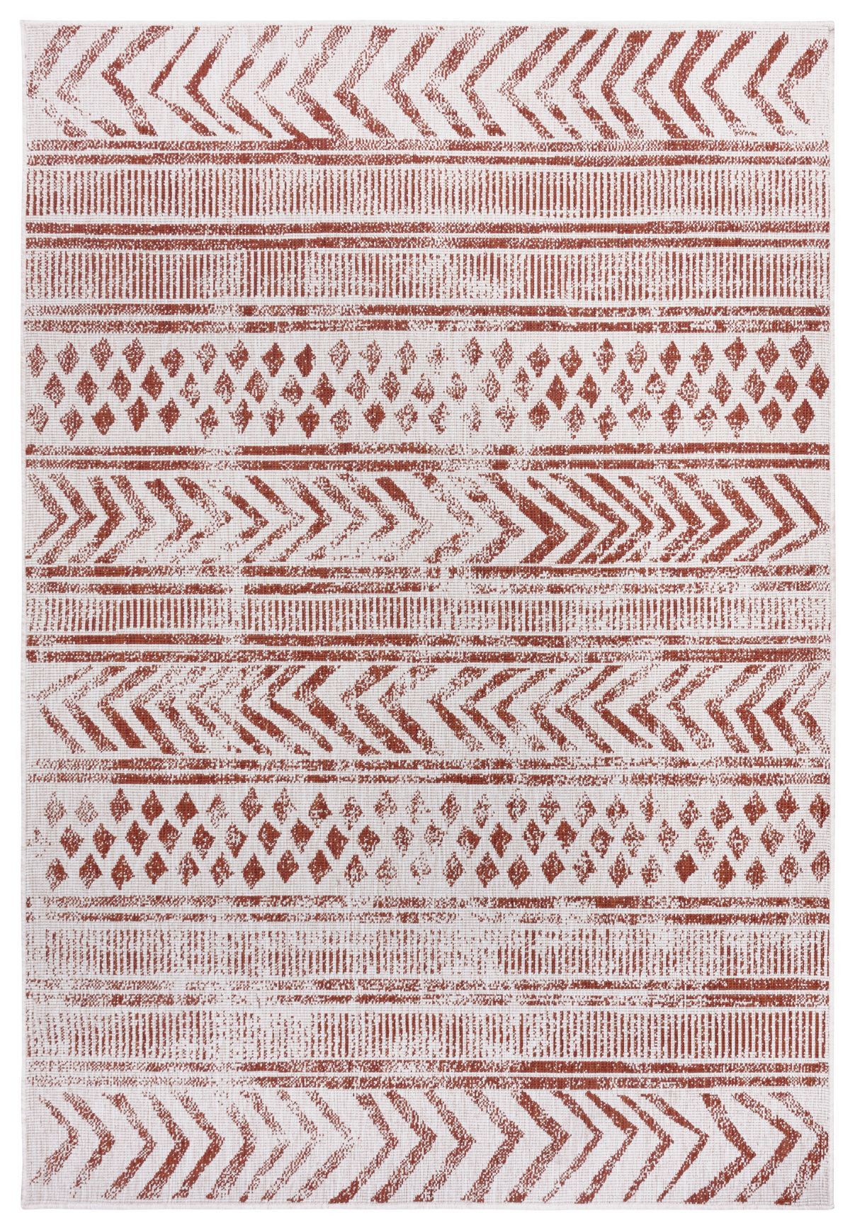 NORTHRUGS - Hanse Home koberce Kusový koberec Twin Supreme 105415 Biri Cayenne – na ven i na doma - 80x150 cm - Mujkoberec.cz