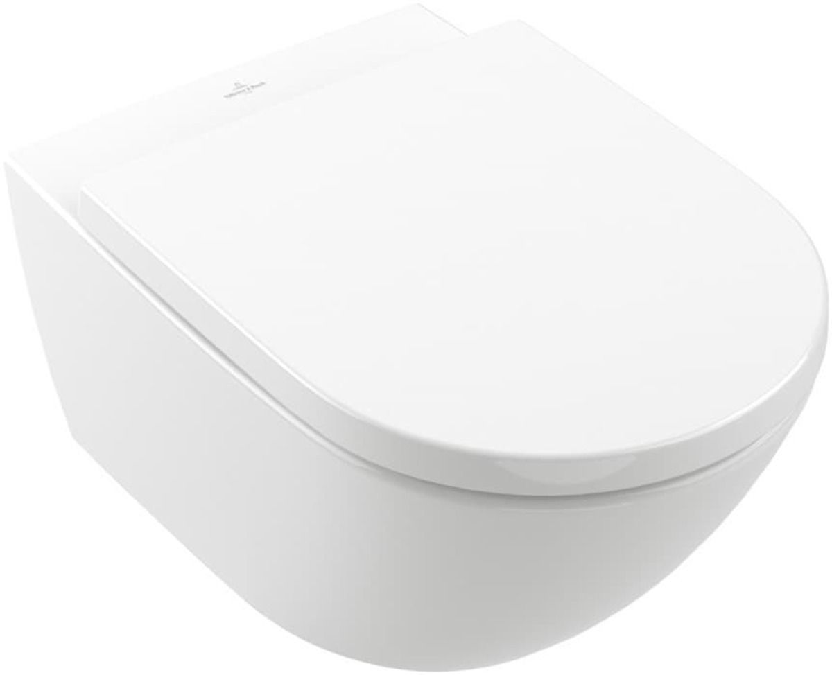Villeroy & Boch toaleta Subway 3.0, bez okraje, nástěnná, s TwistFlush, White Alpin CeramicPlus; 4670T0R1 - Siko - koupelny - kuchyně