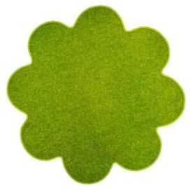 Vopi koberce Kusový koberec Eton zelený květina - 120x120 kytka cm