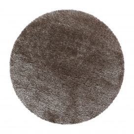 Ayyildiz koberce Kusový koberec Brilliant Shaggy 4200 Taupe kruh - 80x80 (průměr) kruh cm Mujkoberec.cz