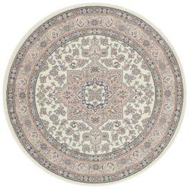 Nouristan - Hanse Home koberce Kruhový koberec Mirkan 104443 Cream/Rose - 160x160 (průměr) kruh cm Mujkoberec.cz